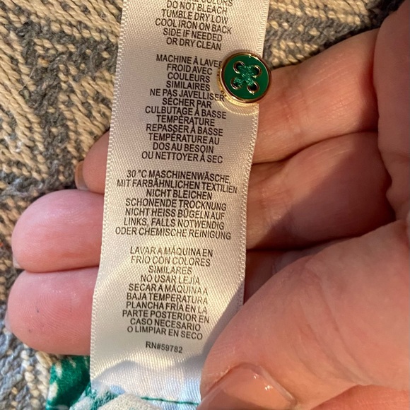 Adrianna Papell Green Floral Top – Size Small - Picture 9 of 10